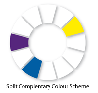 Split Complementary Colour Scheme