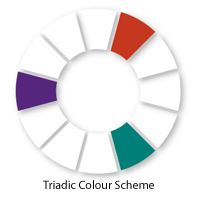 Triadic Colour Scheme